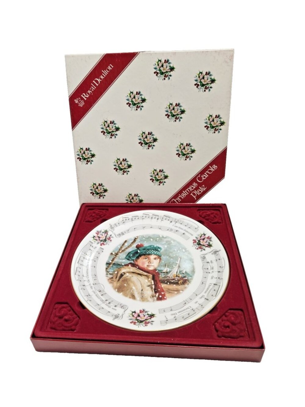 Royal Doulton Christmas Carols “I Saw Three Ships” 1986 Decorative Plate